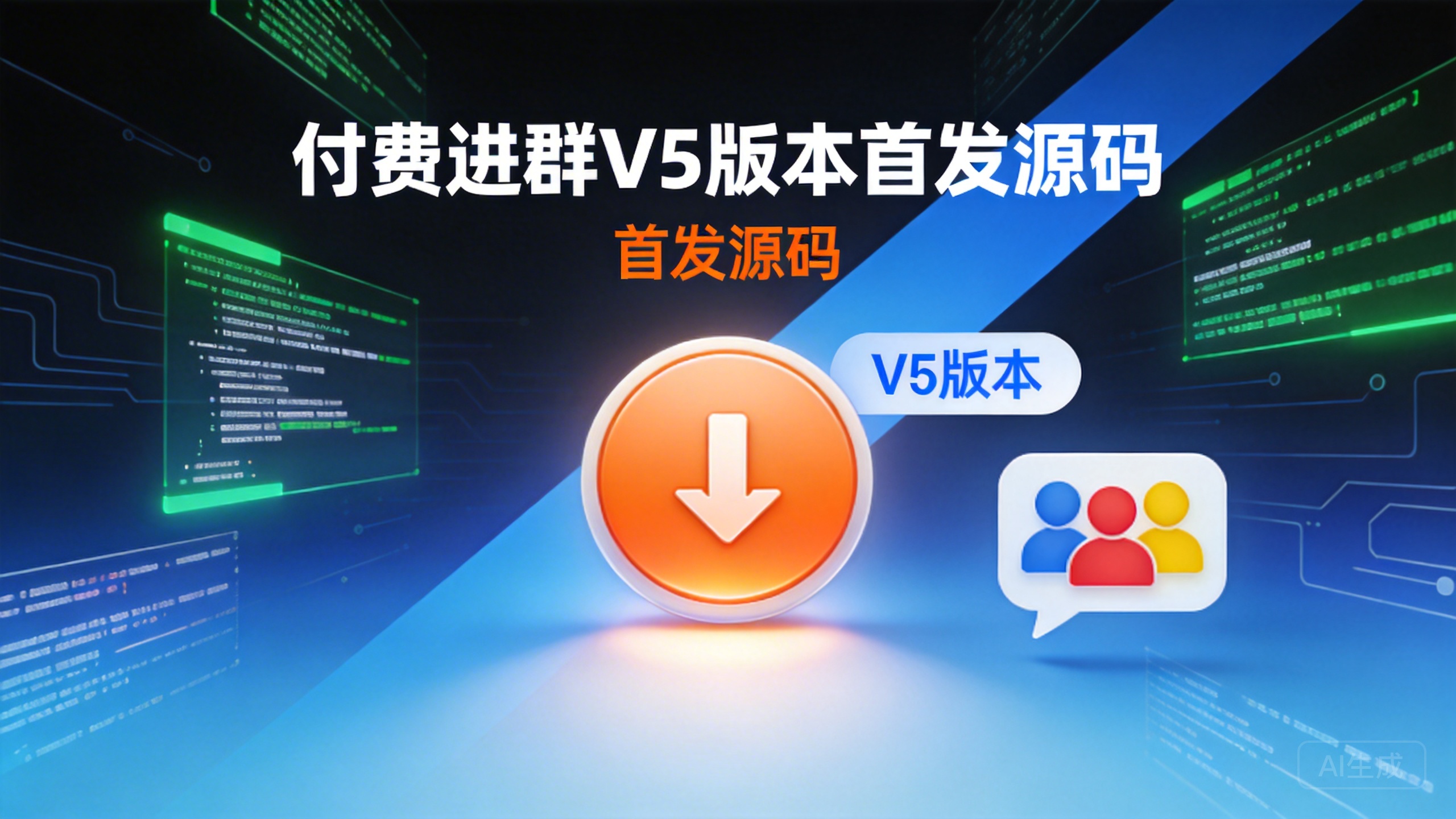 付费进群V5版本首发源码