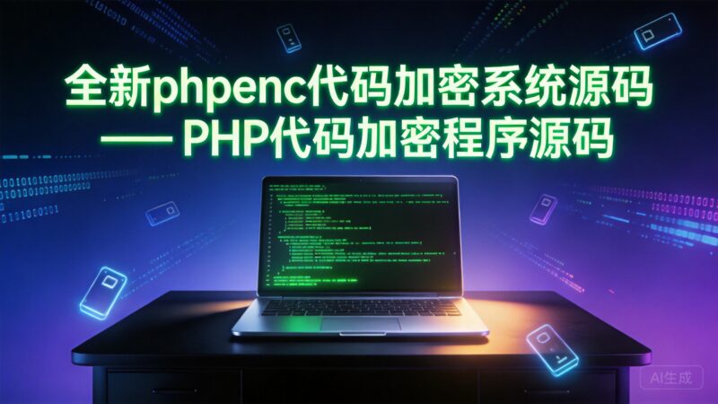 全新phpenc代码加密系统源码 —— PHP代码加密程序源码-曙光の博客