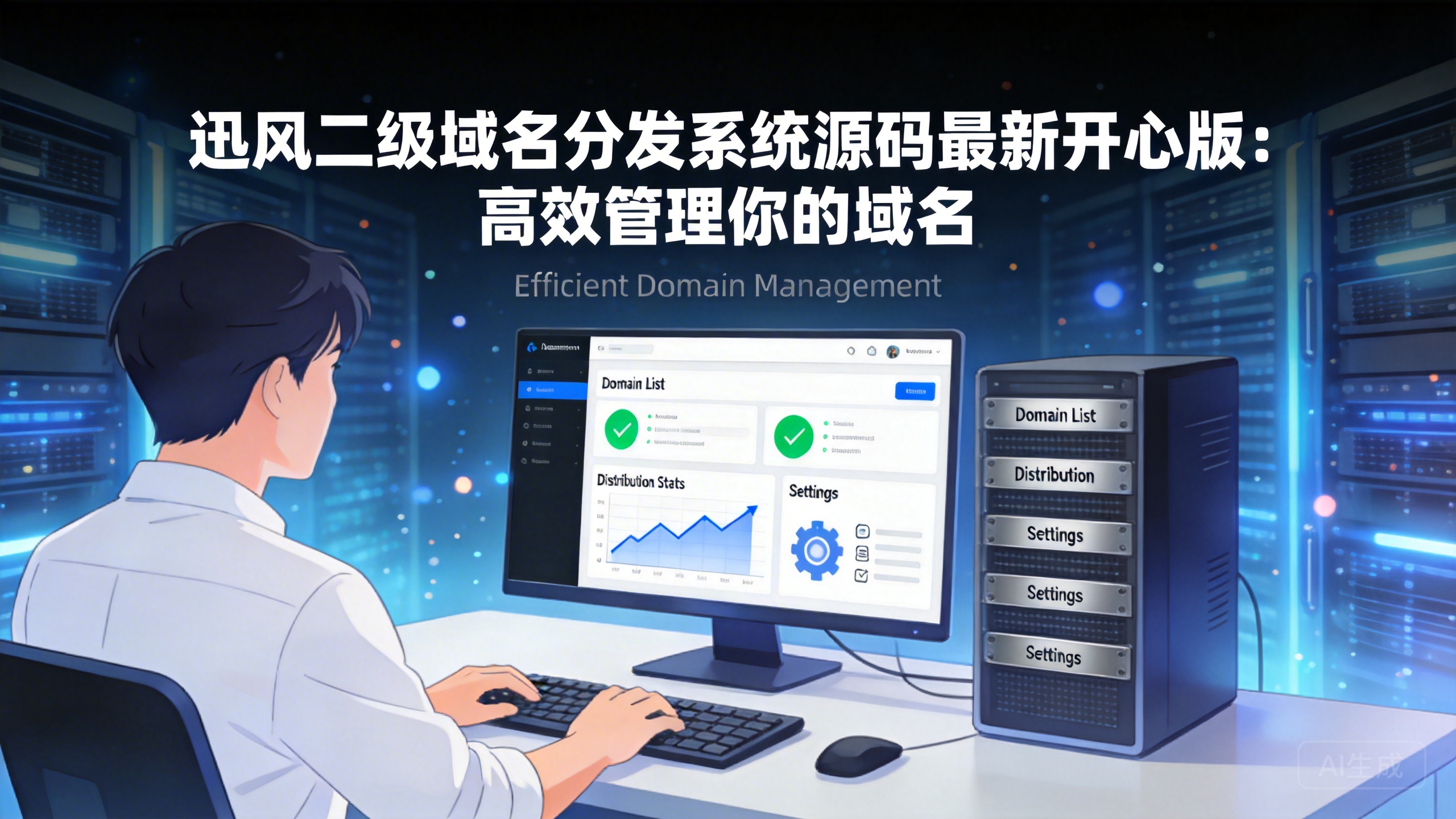 迅风二级域名分发系统源码最新开心版:高效管理你的域名